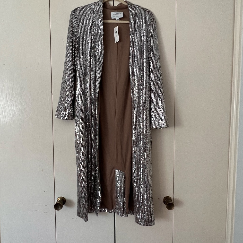 Anthropologie - Mare Mare Sequin Duster - Sz Medium